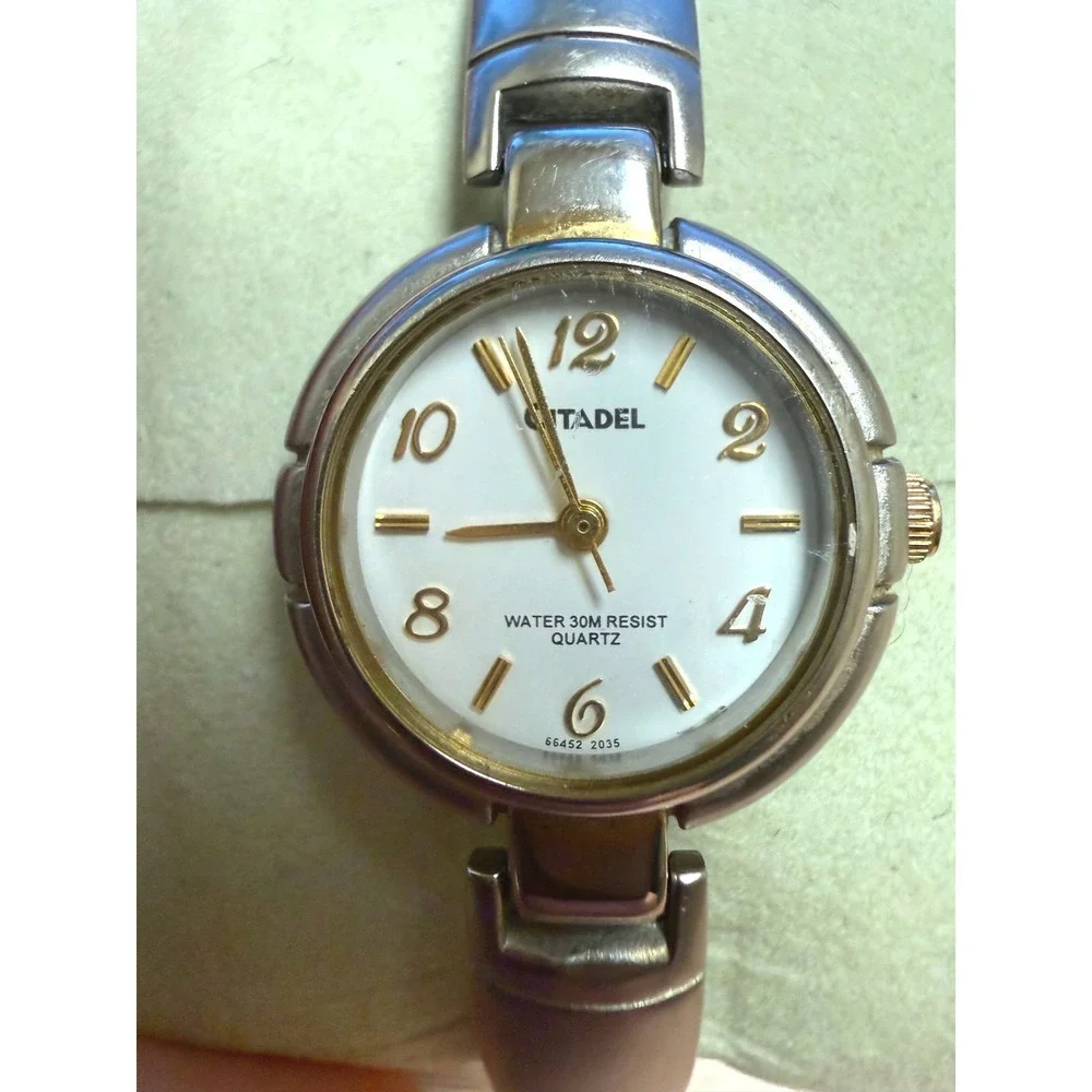 Citadel Ladies Watch Stainless Steel Two Tone‎ Quartz Working Japan Movement
